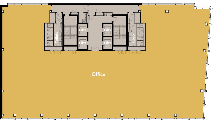 5th Floor Plan view - Cadworks™ Glasgow