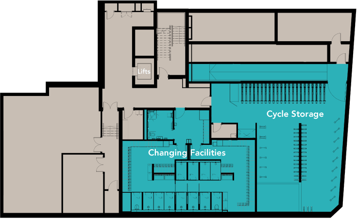 Basement Plan view - Cadworks™ Glasgow