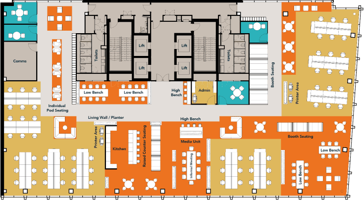 Space plan - Creative - Cadworks Glasgow